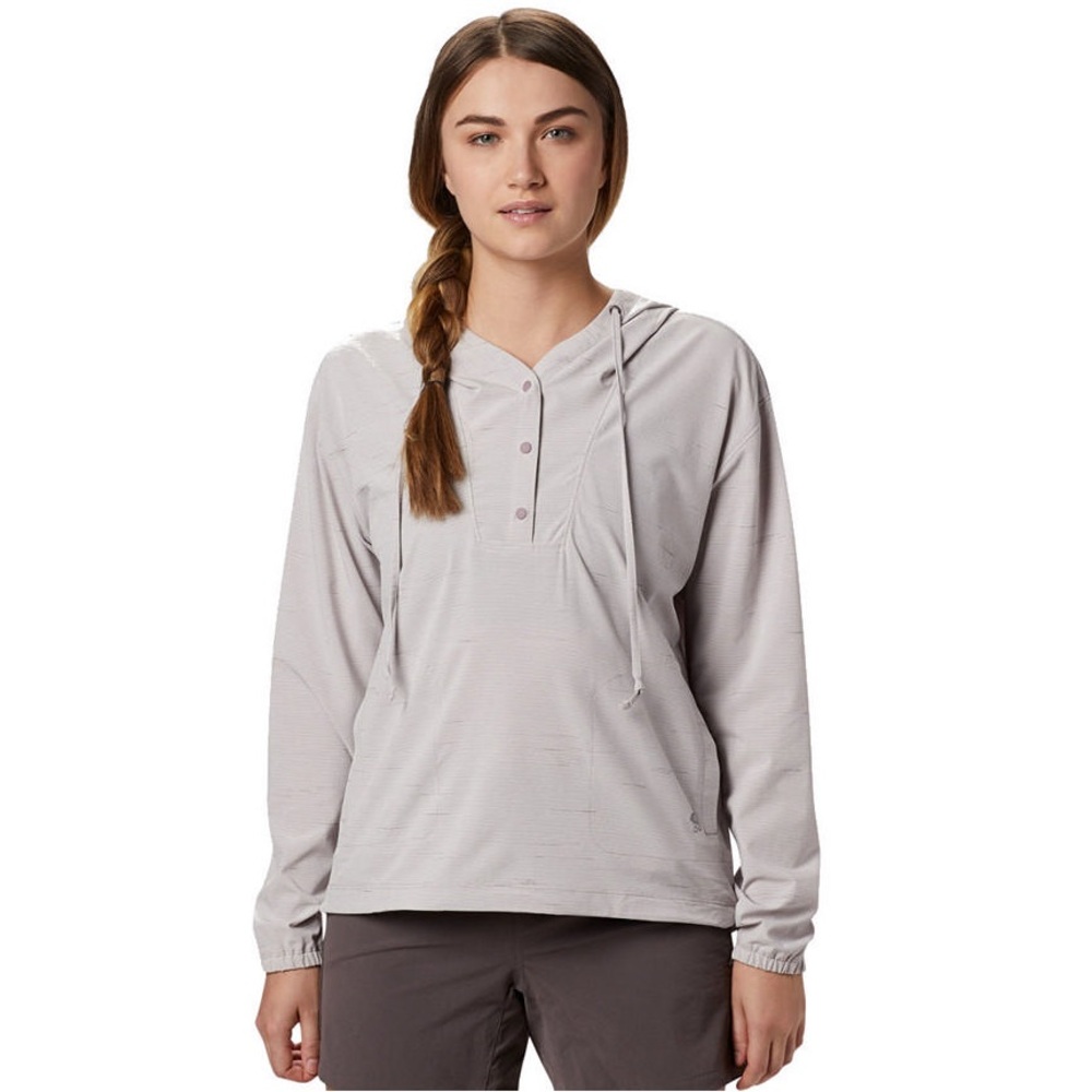 Mountain Hardwear Mallorca Stretch Long-Sleeve Shirt Windbreaker Purple Dusk M